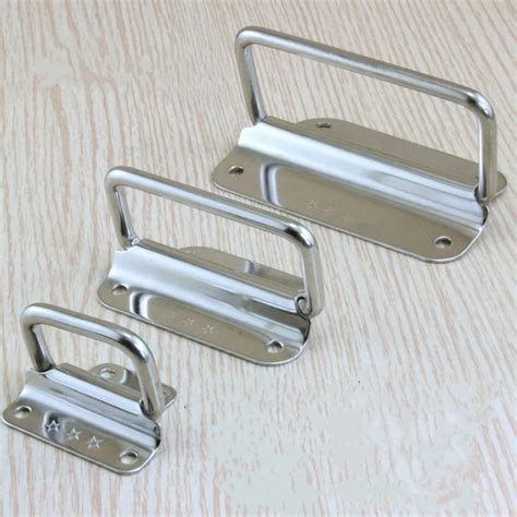 stainless steel tool box handles|leather handles for wooden boxes.